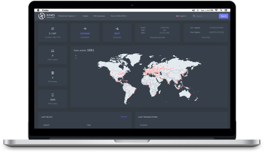 blockchain explorer screen